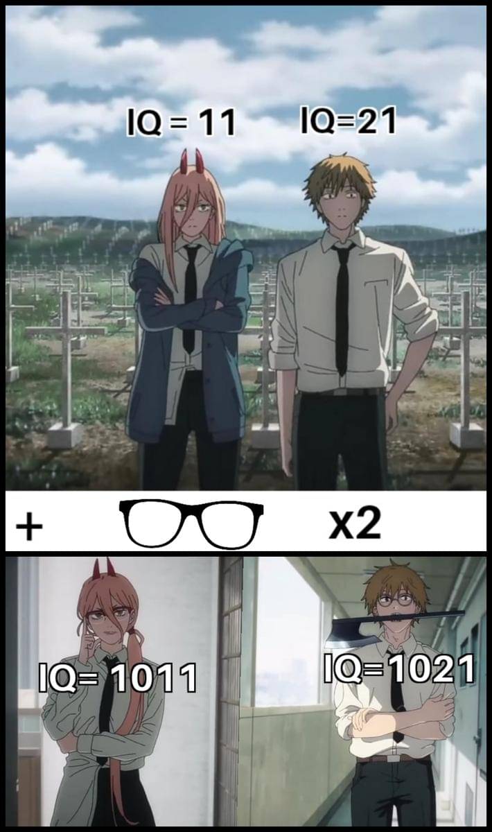 meme karakter anime berkacamata