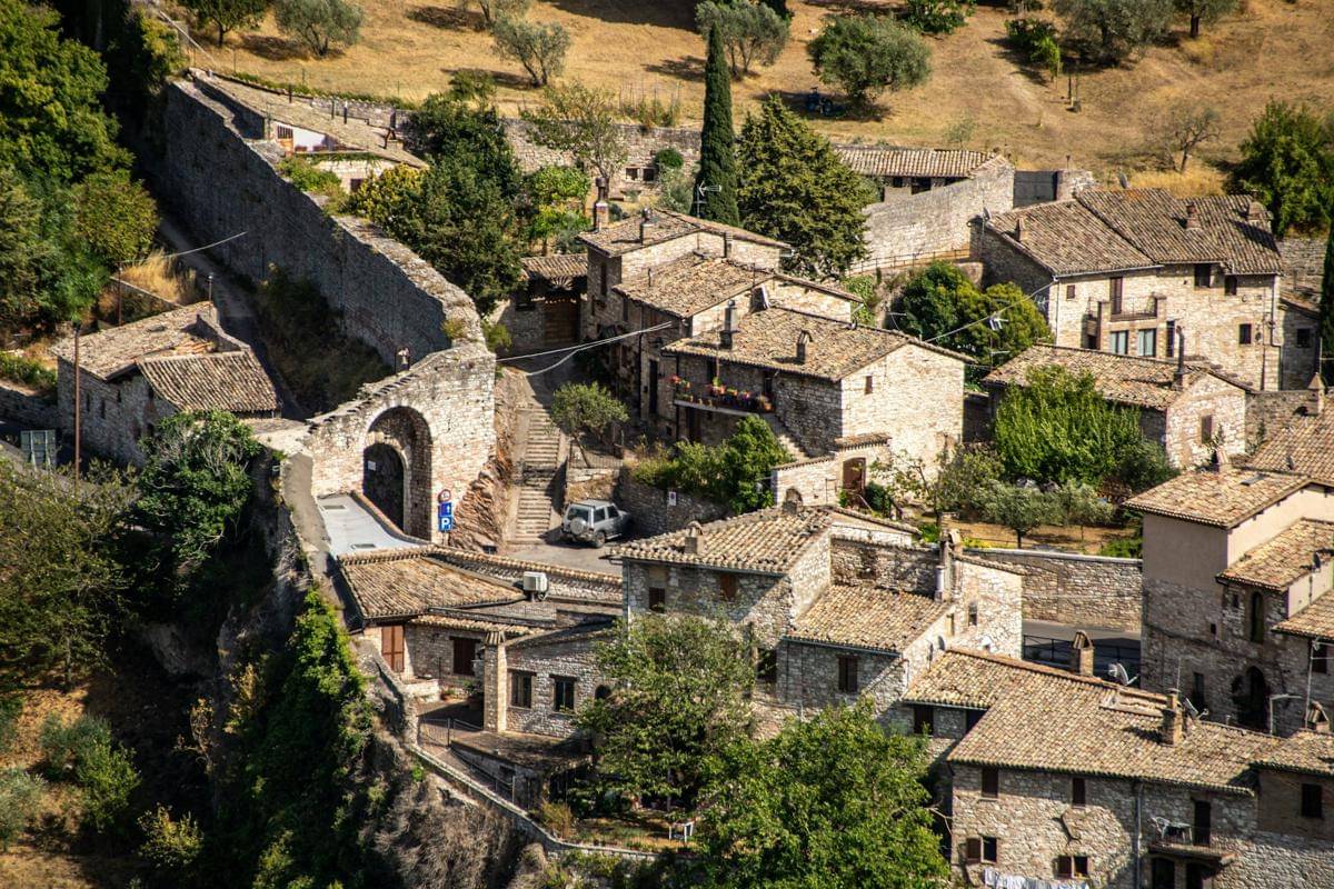 potret Kota Assisi, Italia