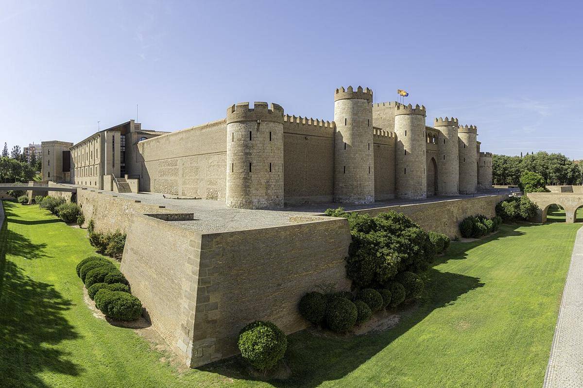 Aljaferia Complex in Zaragoza, Spain