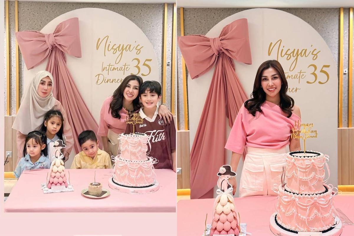 ulang tahun Nisya Ahmad yang ke-35