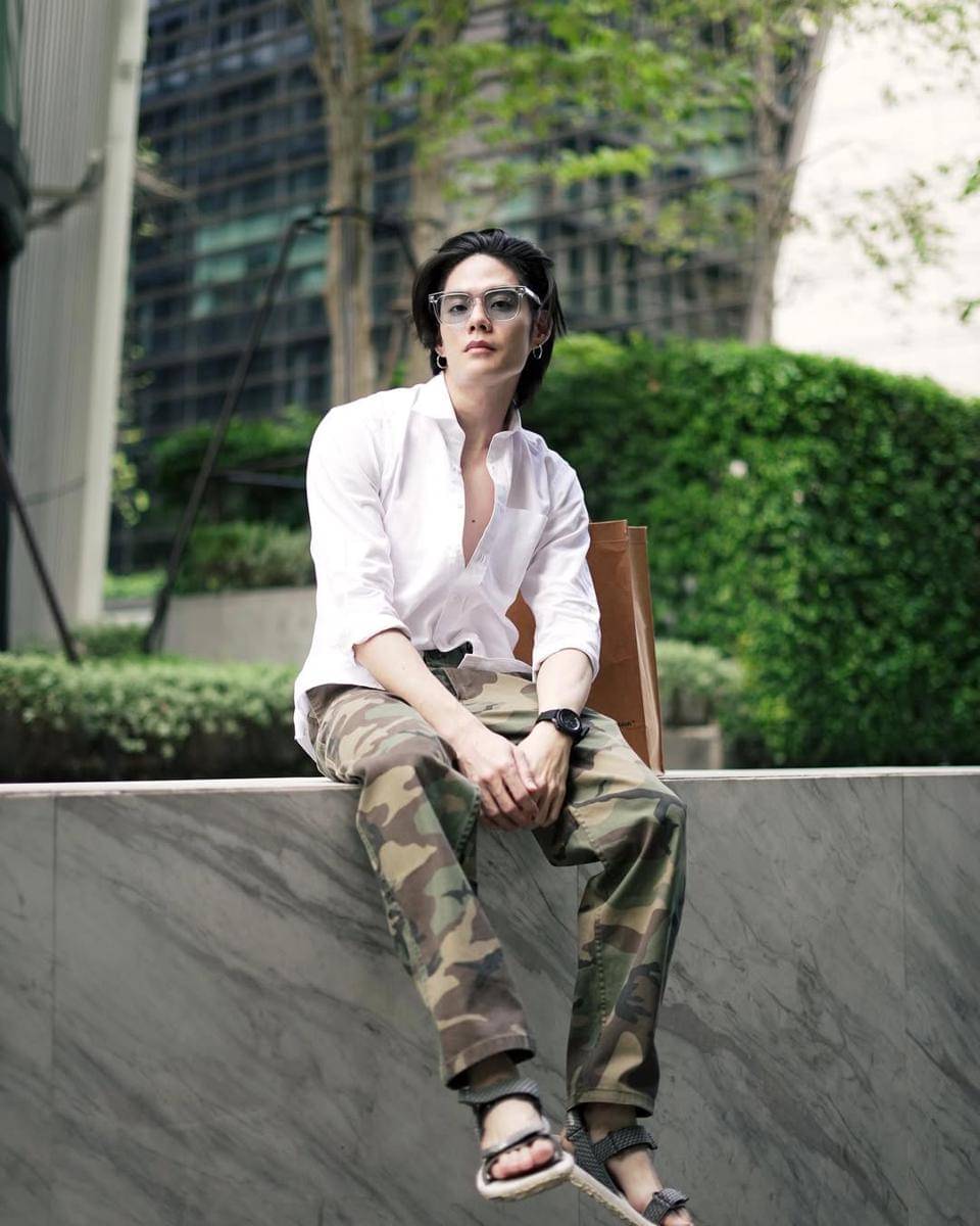 styling camo pants ala Nodt Nutthasid