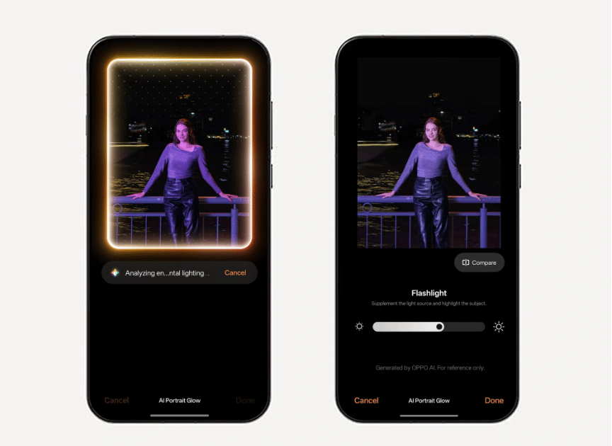 fitur AI Potrait Glow