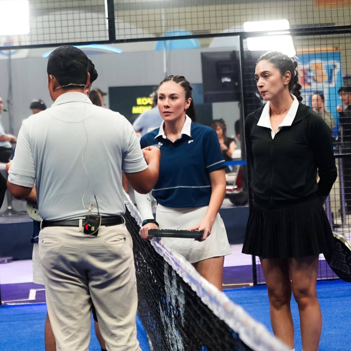 Wulan Guritno dan Refal Hady bermain padel