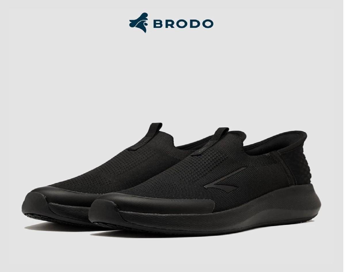 Brodo Arte Slip-On Full Black