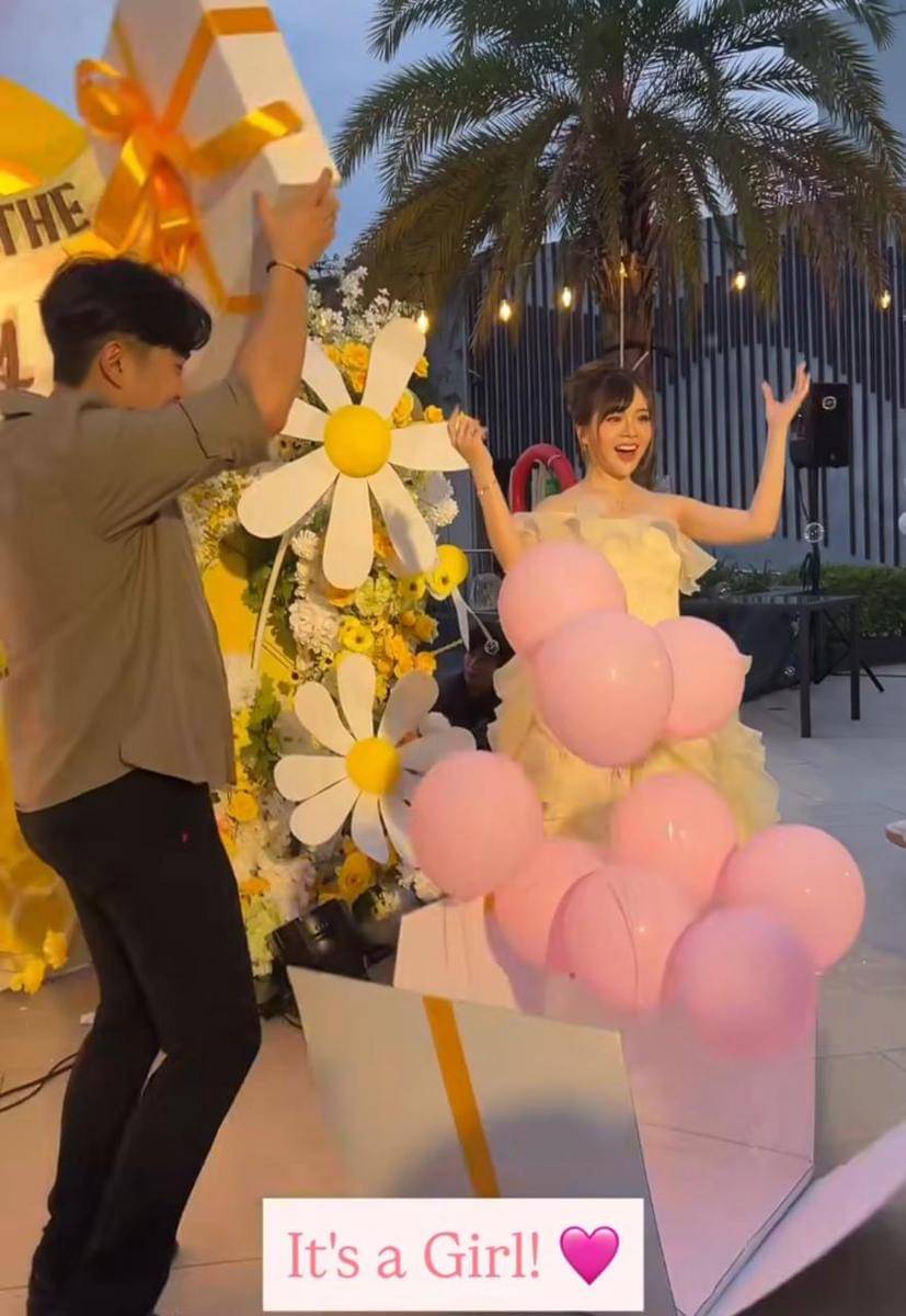 Gender reveal Cindy Yuvia