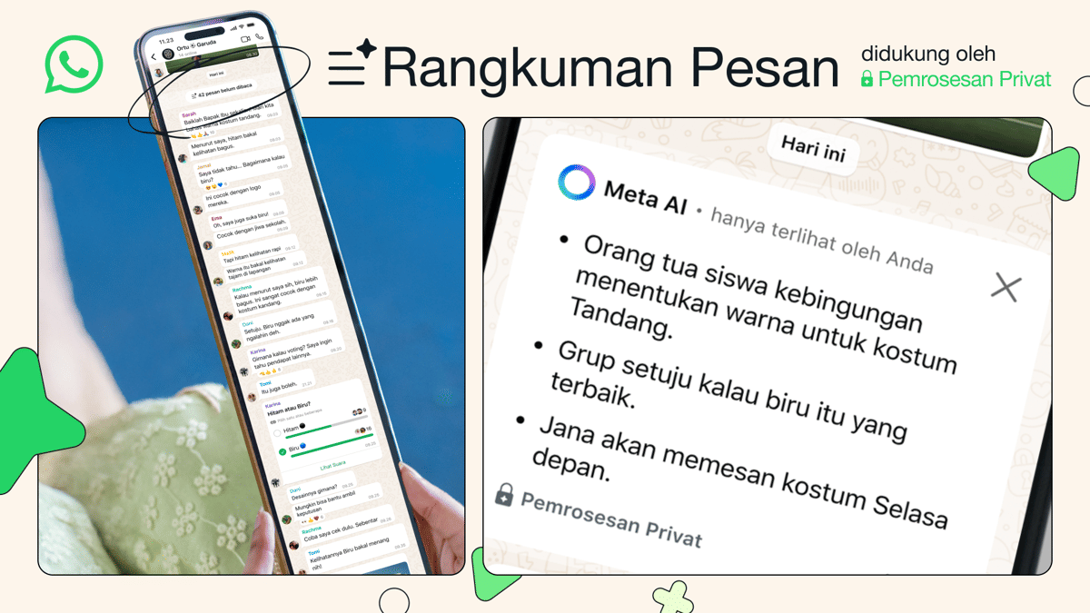 Fitur Ringkasan Pesan WhatsApp