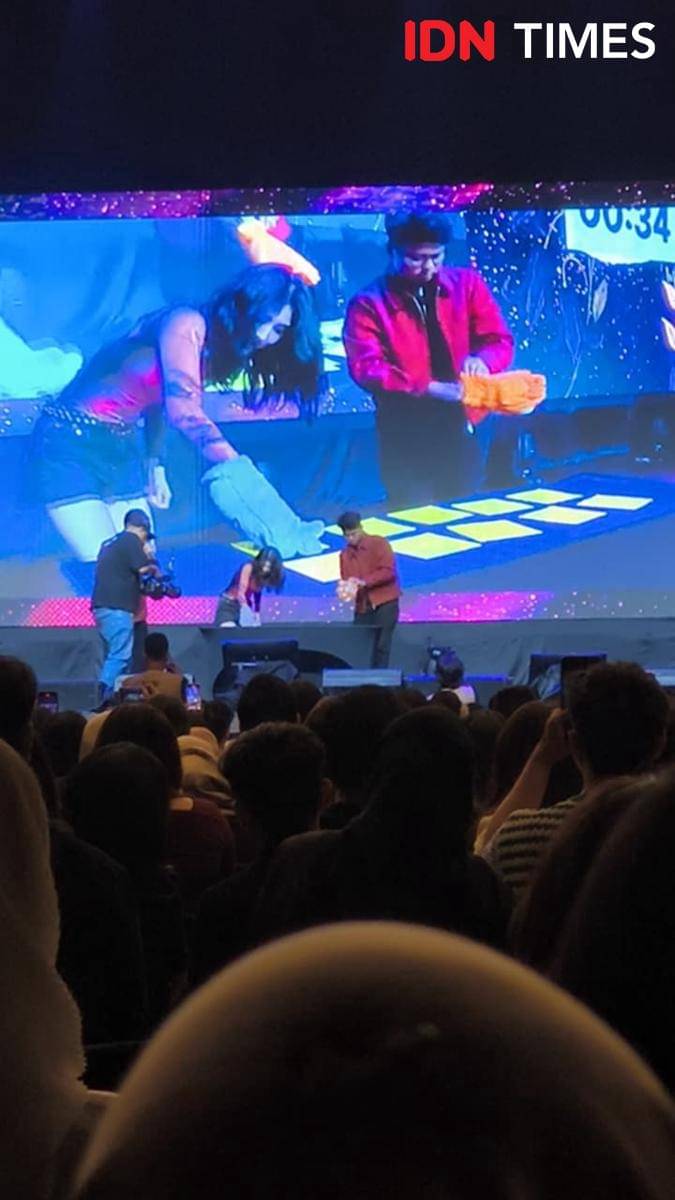 Highlight fan meeting Han So Hee di The Kasablanka, Jakarta, Sabtu (18/10/2025)