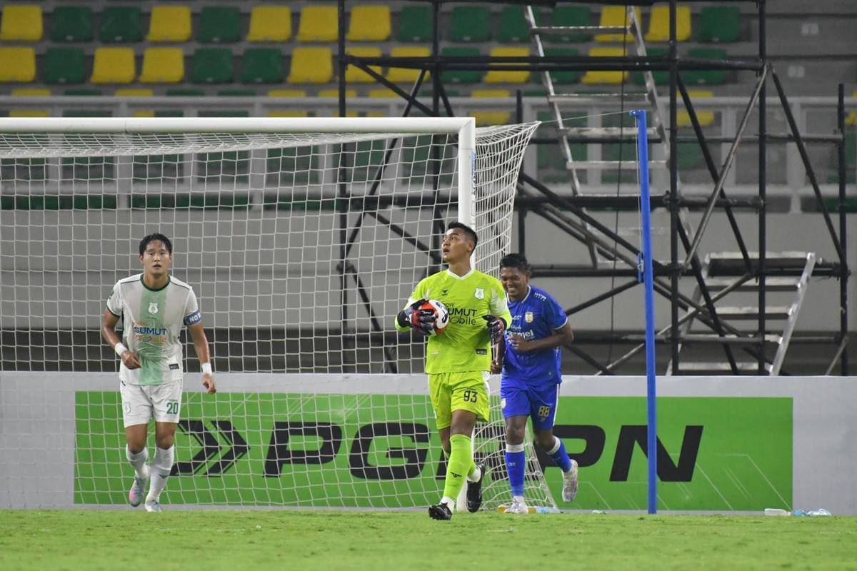 Duel PSMS kontra Adhyaksa FC di Banten International Stadium, Sabtu (18/10/2025) (dok.PSMS)