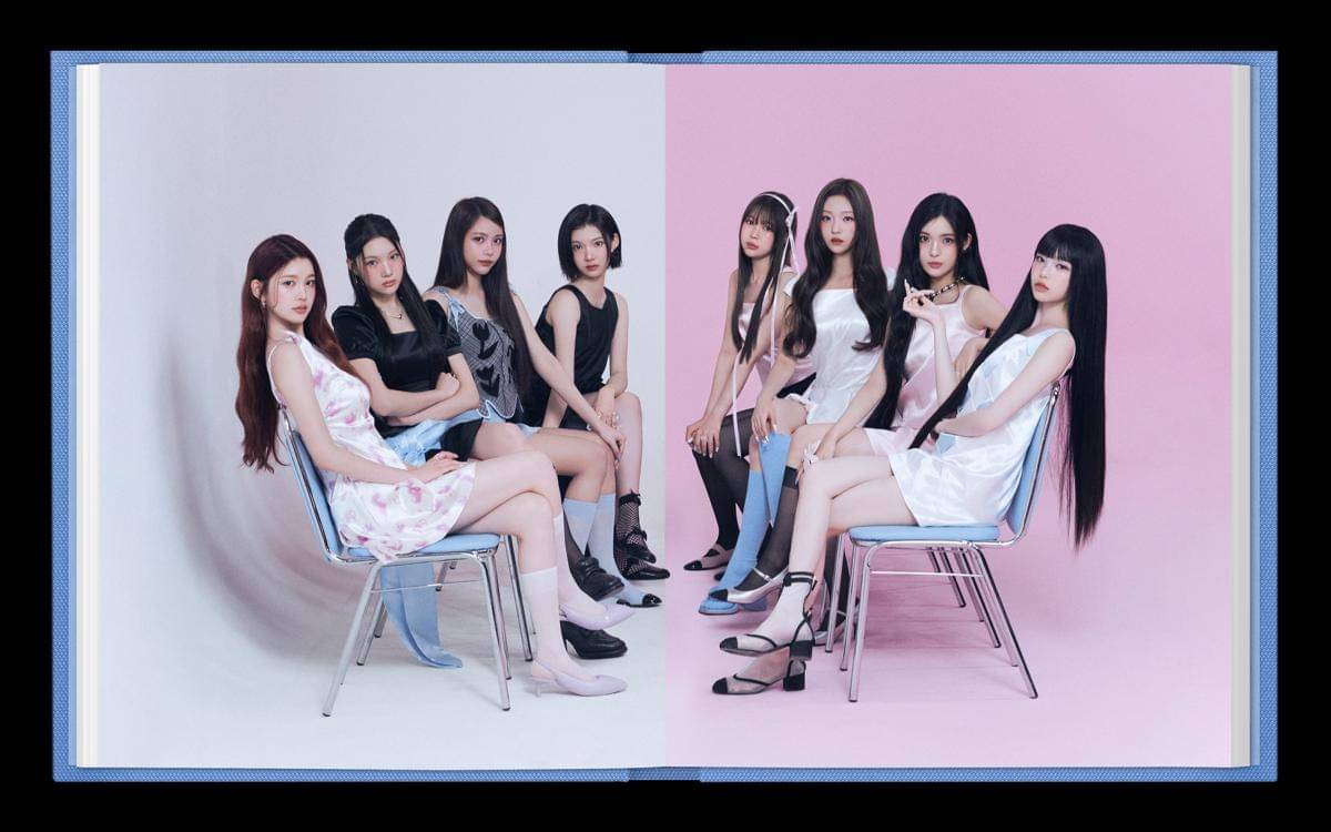 potret Hearts2Hearts di mini album FOCUS
