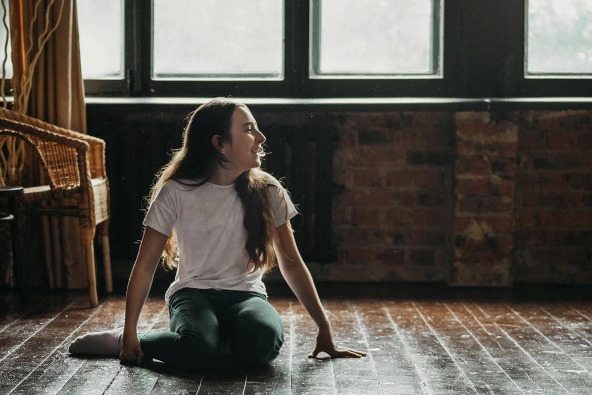 ilustrasi latihan fisik di rumah