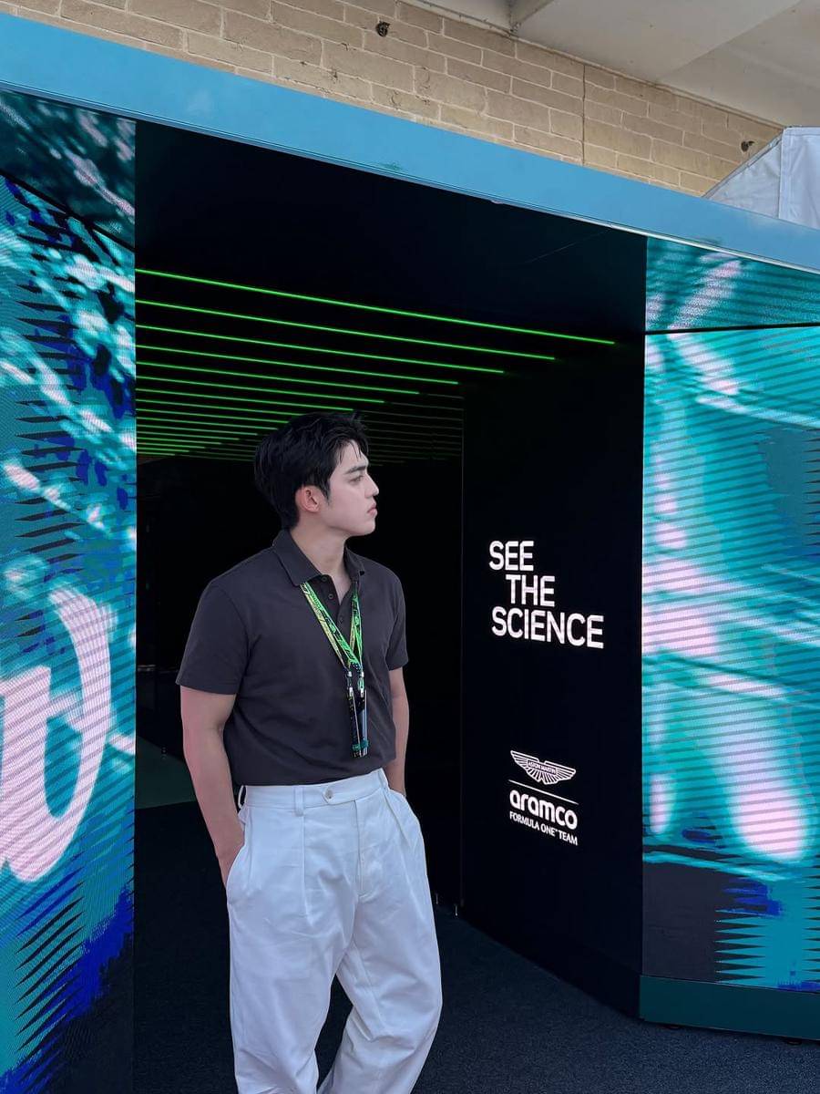 potret S.Coups SEVENTEEN di F1 US Grand Prix 2025