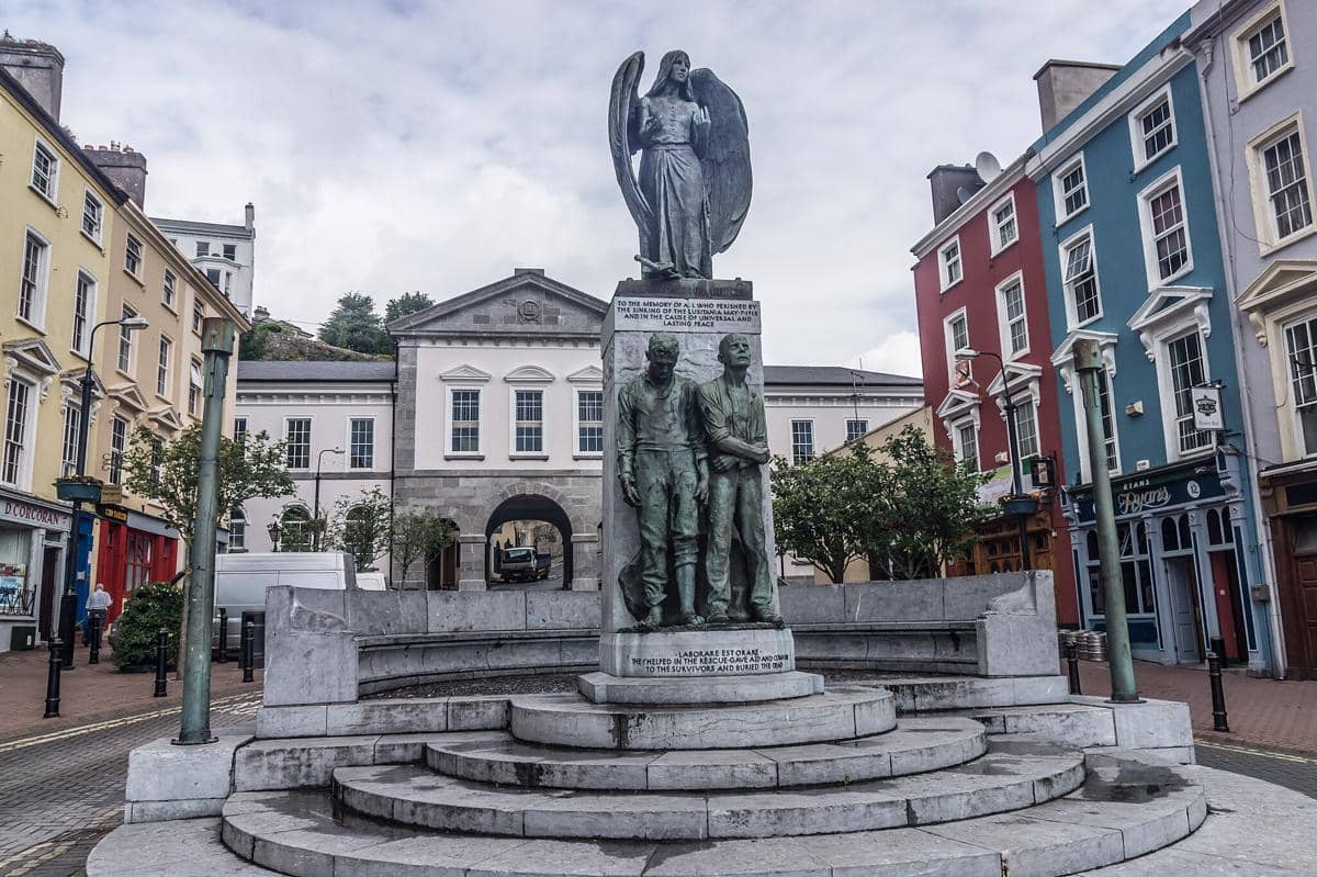 Lusitania Peace Memorial, Kota Cobh, Irlandia
