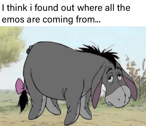 meme kartun tentang anak emo