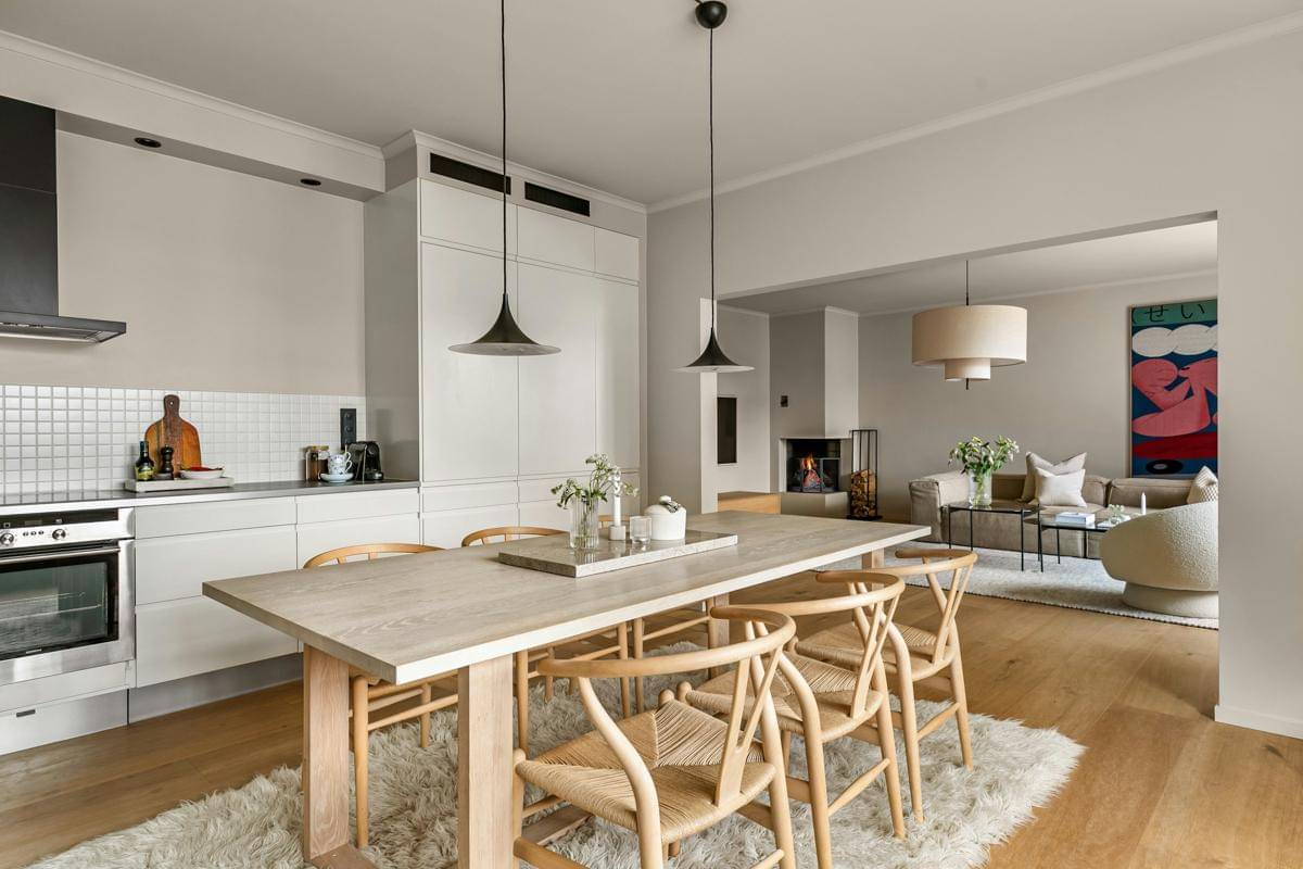 ilustrasi ruang makan minimalis