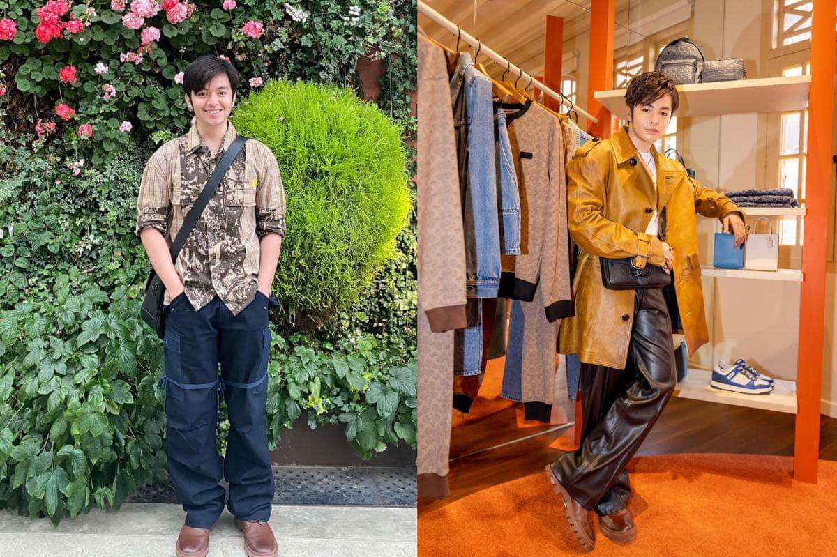 OOTD pakai tas ala Angga Yunanda