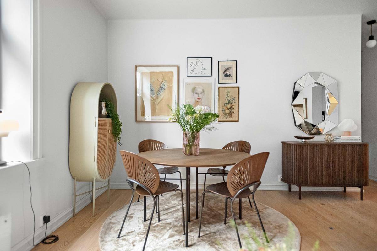 ilustrasi ruang makan minimalis