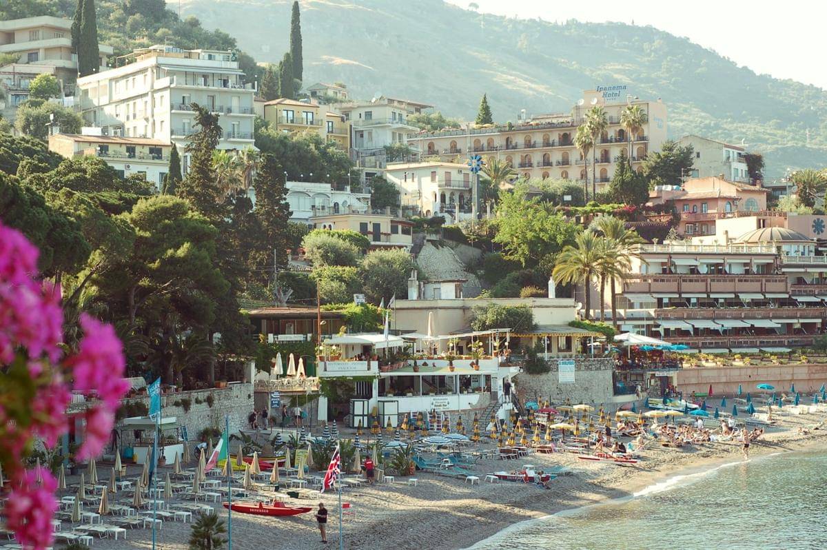 potret Kota Taormina, Italia
