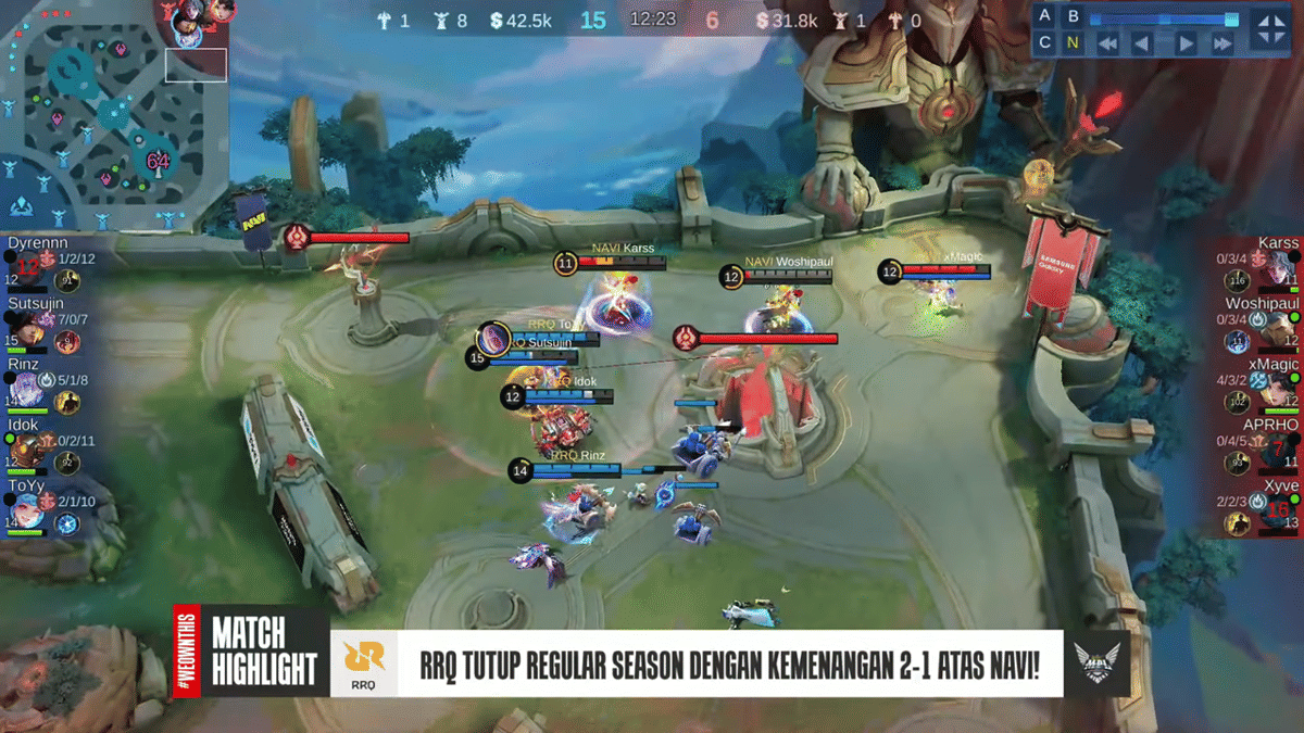 meski gagal play-off RRQ tetap menangkan laga terakhir