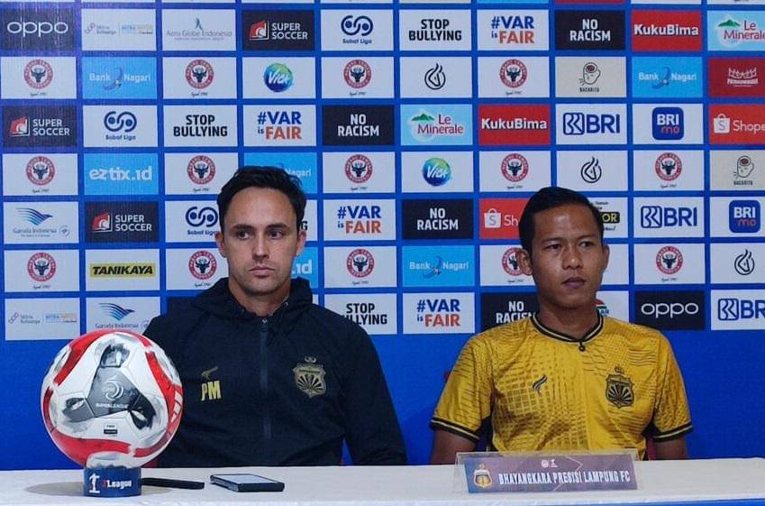 Pelatih Bhayangkara Lampung FC, Paul Munster (Foto: Istimewa)