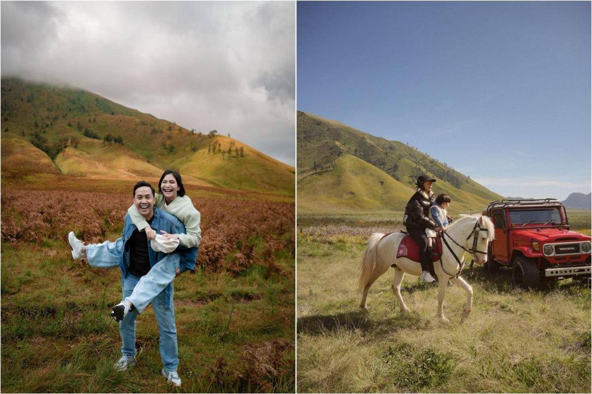Seleb liburan ke Gunung Bromo