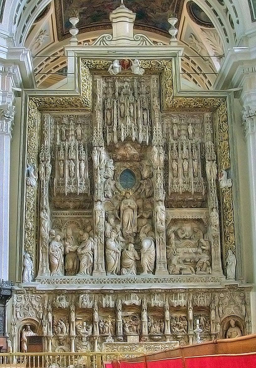 Panel altarpiece arya Damià Forment