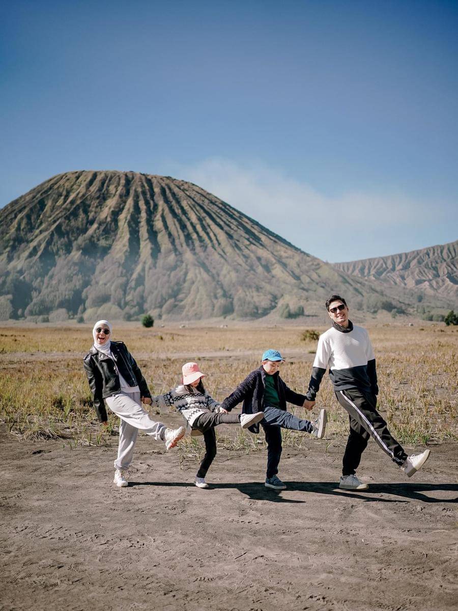 Seleb liburan ke Gunung Bromo