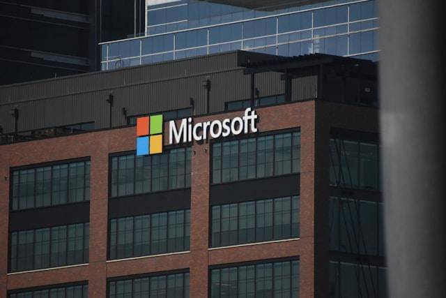 ilustrasi perusahaan Microsoft 