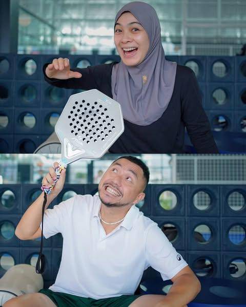 potret Omesh main padel