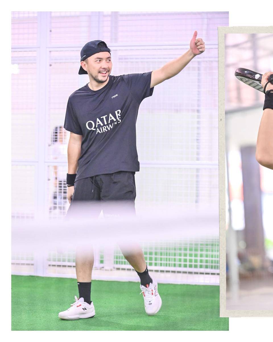 potret Omesh main padel