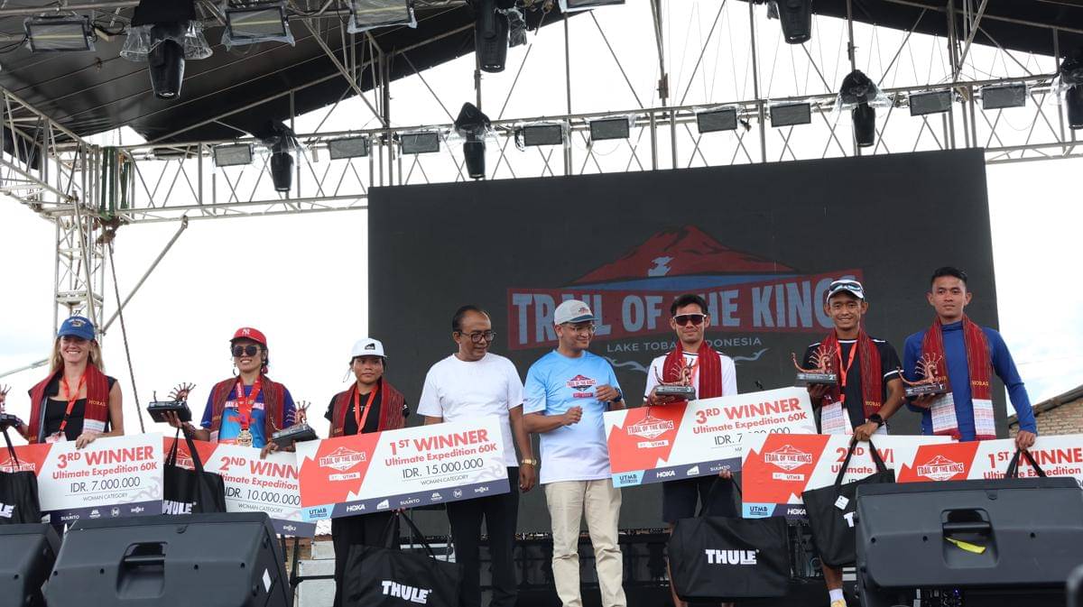 Para pemenang even Trail of The King UTMB di Samosir (dok.istimewa)