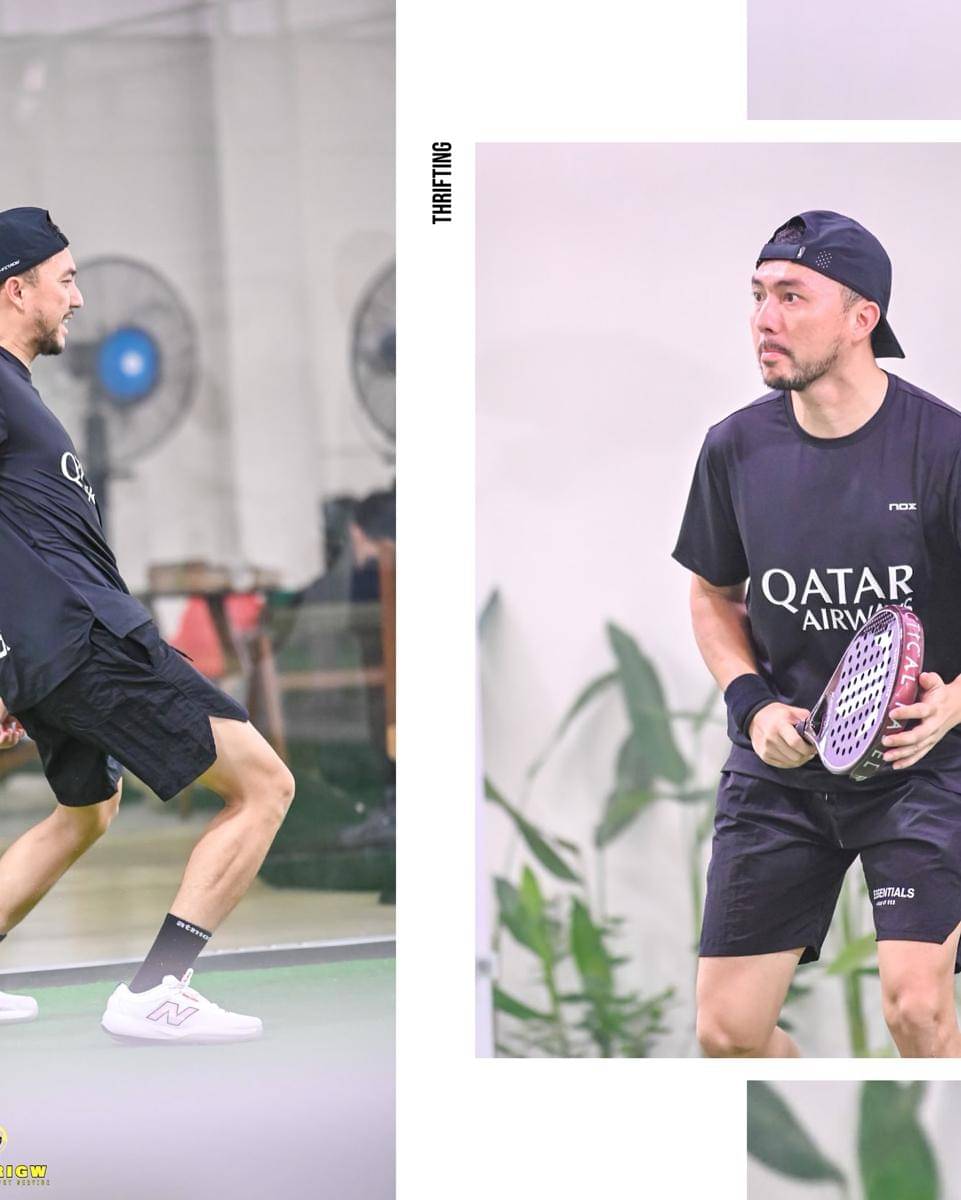 potret Omesh main padel
