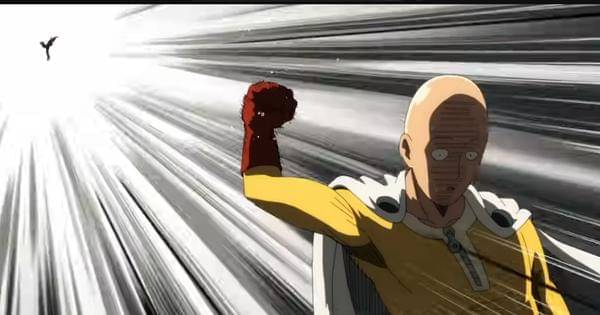 Saitama tak sengaja menghajar Garou - One Punch Man S3