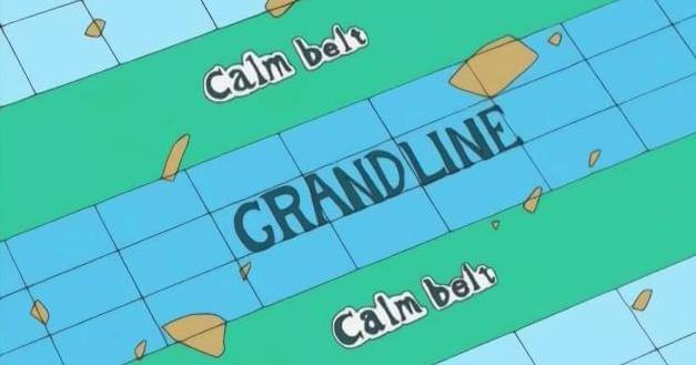 Peta Calm Belt One Piece (Dok. Toei Animation/One Piece)