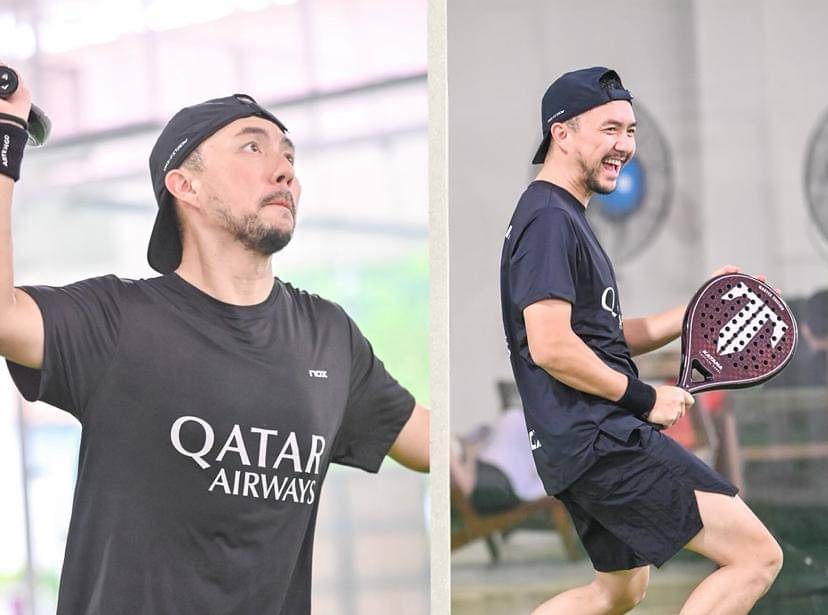 potret Omesh main padel