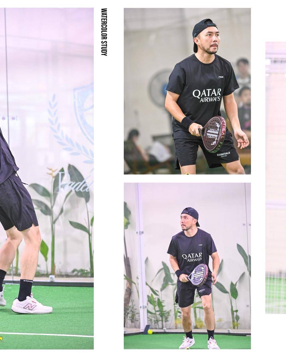 potret Omesh main padel