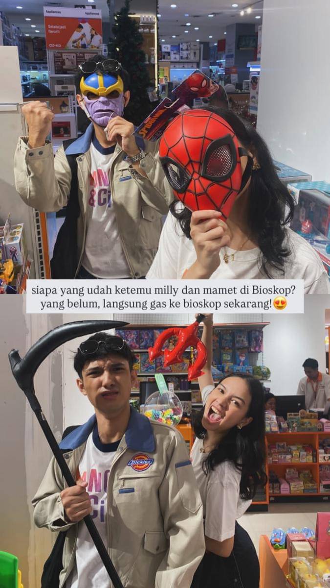 Potret Milly dan Mamet