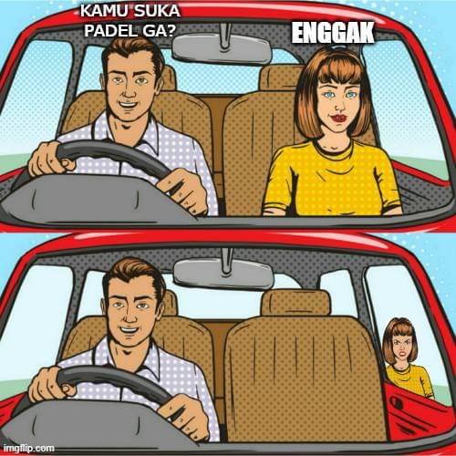 meme demam padel