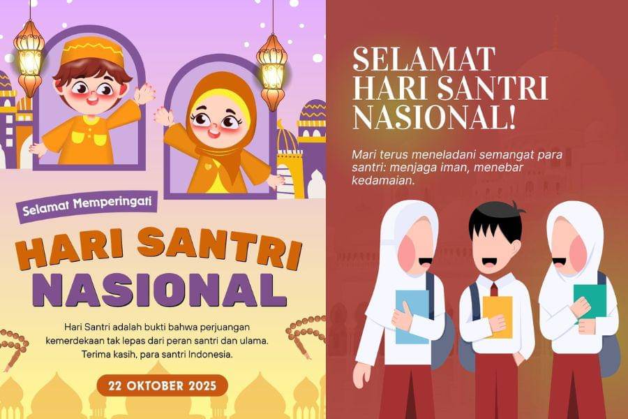 Poster Hari Santri Anak SD