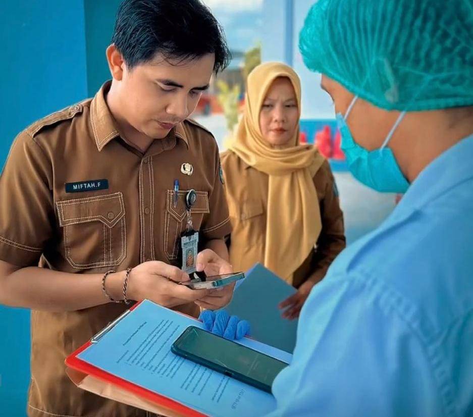 Dinas Penanaman Modal dan Pelayanan Terpadu Satu Pintu (DPMPTSP) bersama Dinas Kesehatan (Dinkes), Pemkot Bontang.