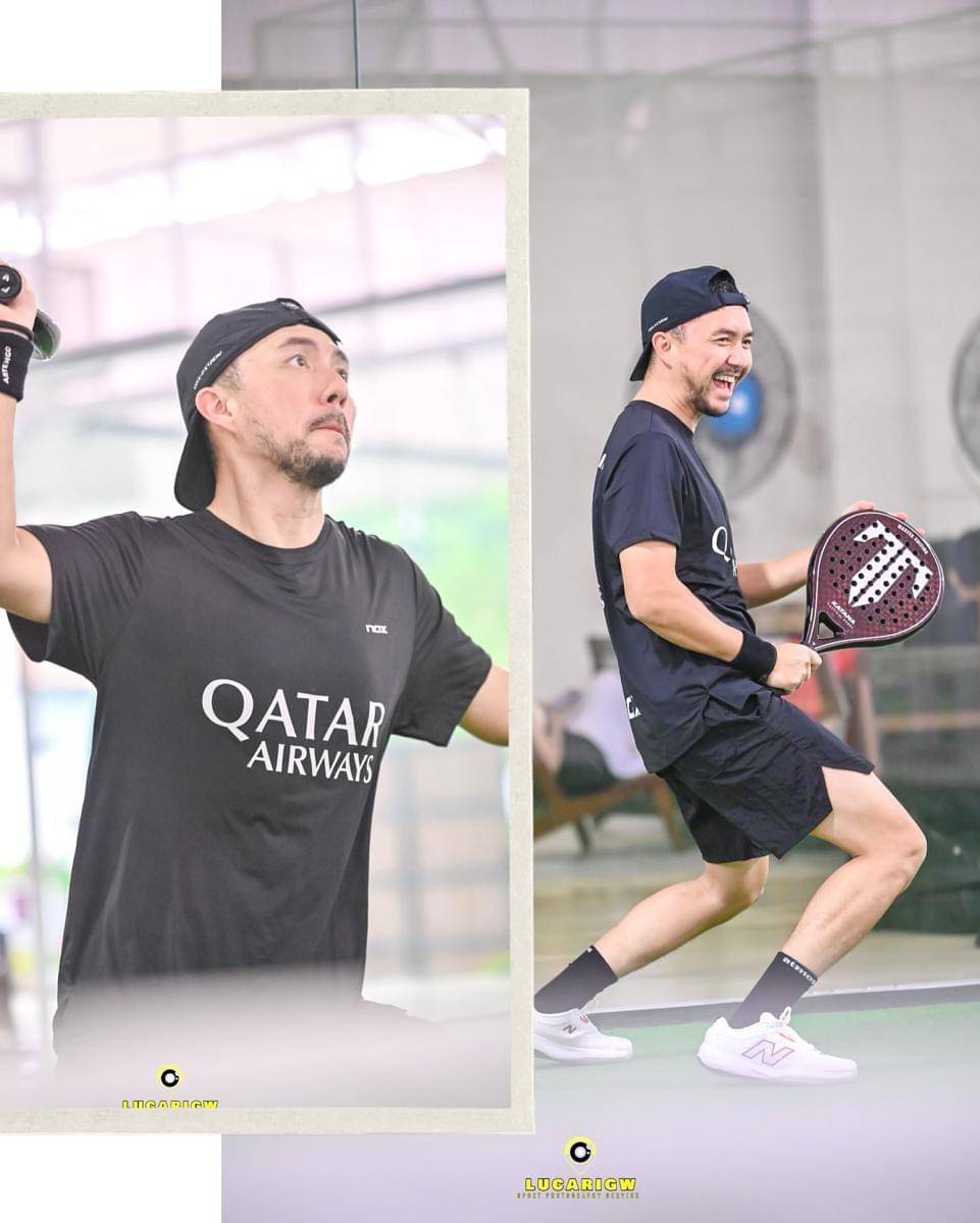 potret Omesh main padel