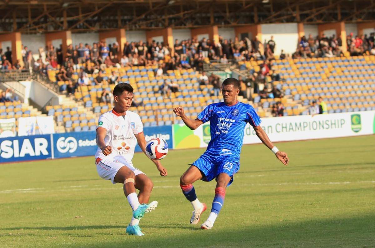 Laga Sumsel United vs PSPS Pekanbaru (Dok. Media Officer)