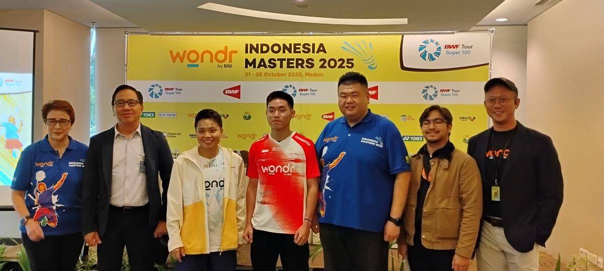 Konferensi pers Indonesia Masters 2025, Senin (20/10/2025) (dok.istimewa)