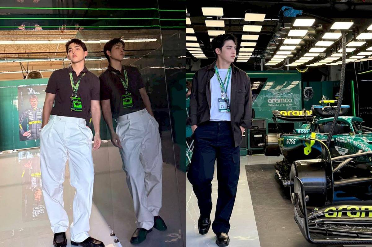 potret S.Coups SEVENTEEN di F1 US Grand Prix 2025