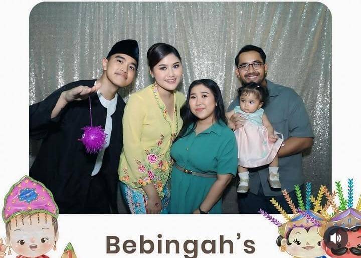 potret Kiky Saputri dan keluarga di ultah pertama Bebingah