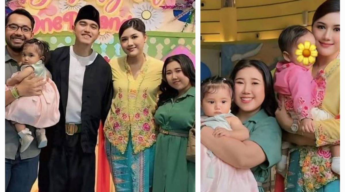 potret Kiky Saputri dan keluarga di ultah pertama Bebingah