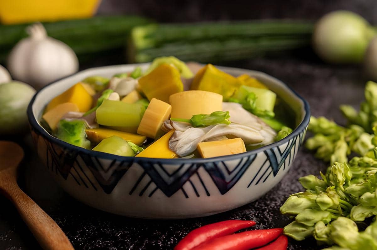 Sup labu kuah bening