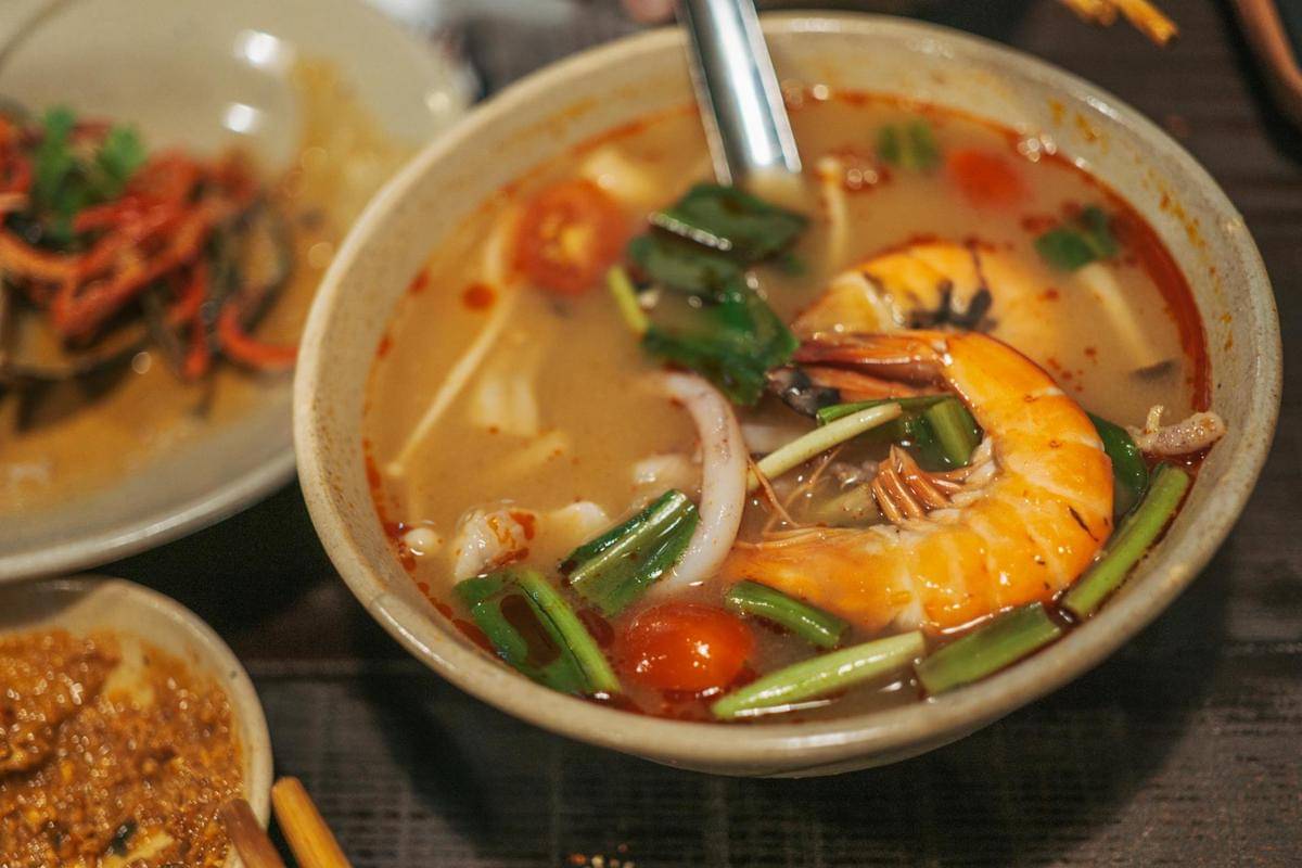 ilustrasi sup udang