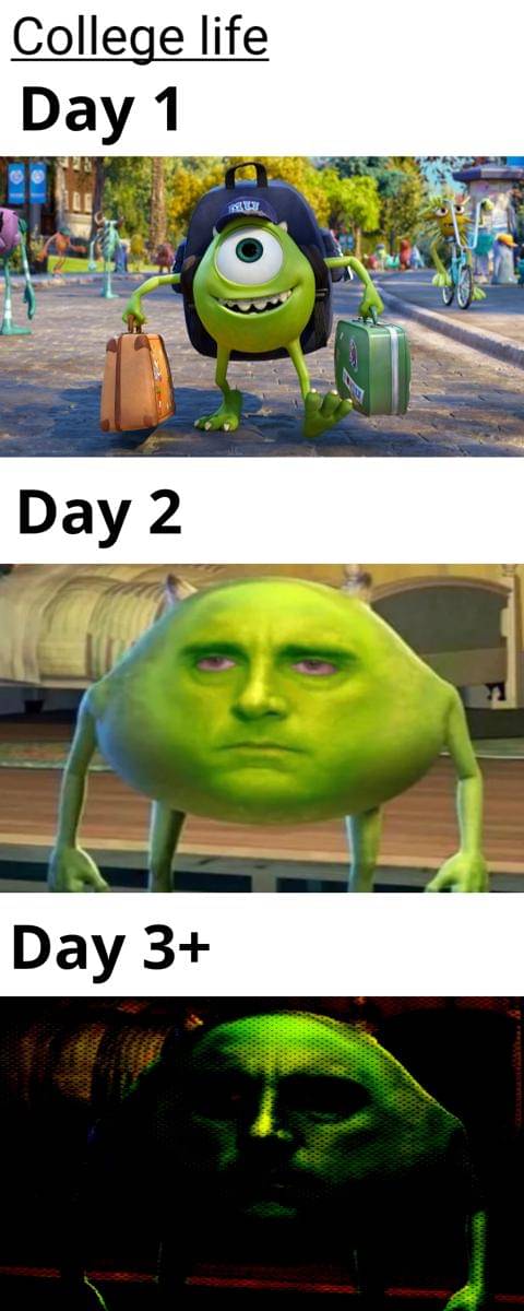 meme kartun tentang kuliah