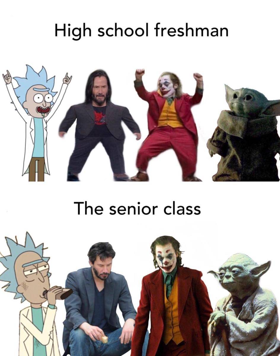meme kartun tentang senior