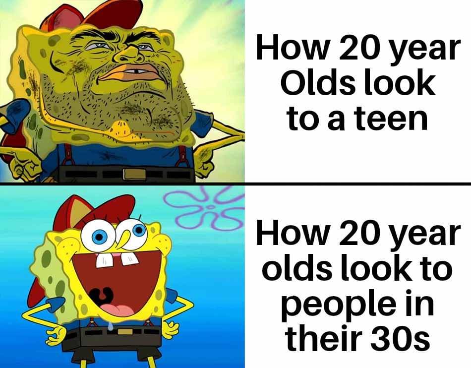 meme kartun tentang umur 30-an